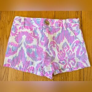 Lilly Pulitzer Pink and Purple High Waist Shorts